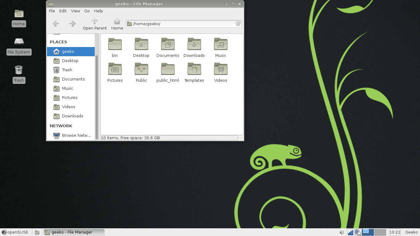 OpenSUSE 12.3 xfce filemanager.jpg